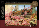 The Roses of Heliogabalus: 1000-Piece Velvet-Touch Jigsaw Puzzle [With Print]