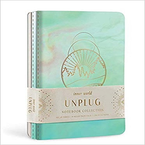 Unplug Sewn Notebook Collection (Set of 3) ( Inner World )