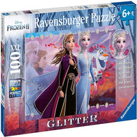 Disney Frozen: Strong Sisters 100 PC Glitter Puzzle
