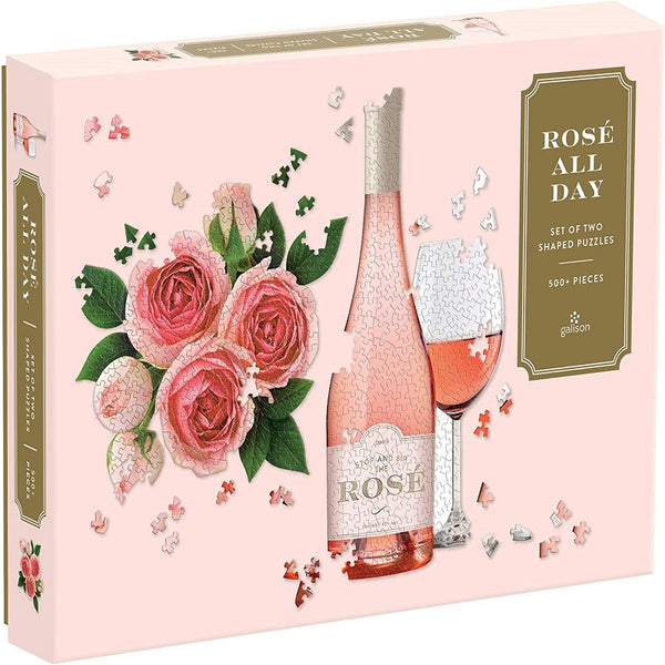 Rose All Day 2-In-1 Shaped Puzzle Set