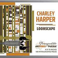 Charley Harper: Loonscape 100-Piece Jigsaw Puzzle