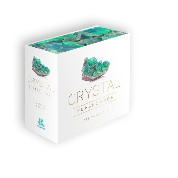 Crystal Flashcards: 50 Full-Color Cards with Metal Ring-Hold