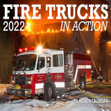 Fire Trucks in Action 2022: 16-Month Calendar - September 2021 Through December 2022