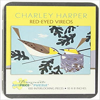 Charley Harper/Redeyed Vireos 100 Piece Tin Puzzle ( Pomegranate Artpiece Puzzle )