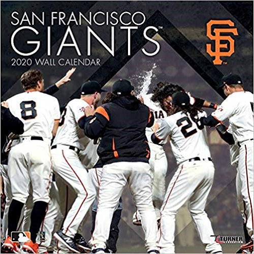 San Francisco Giants: 2020 12x12 Team Wall Calendar