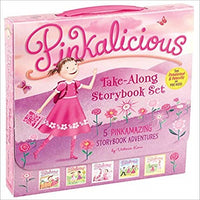 The Pinkalicious Take-Along Storybook Set:Tickled Pink, Pinkalicious and the Pink Drink