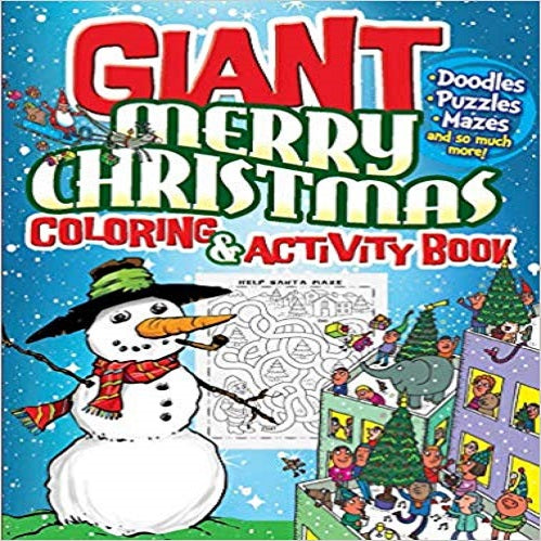 Giant Merry Christmas Coloring & Activity Book