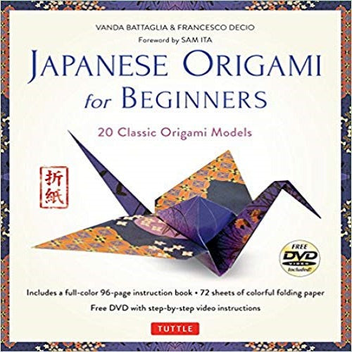 Japanese Origami for Beginners Kit:20 Classic Origami Models:Kit with 96-Page Origami
