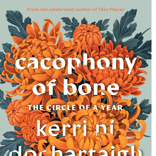 the cover of the book, the cacophony of bone