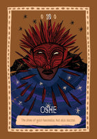 African Gods Oracle: Magic and Spells of the Orishas (36 Gilded Cards and 128-Page Full-Color Guidebook)
