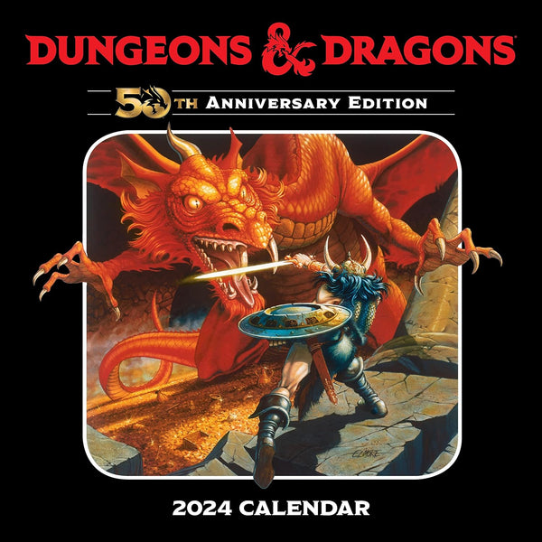 the cover of the dragon's and dragon's 50th anniversary calendar