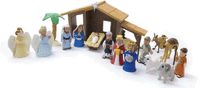 Nativity Playsets with Talking Mary Figurine