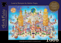 Land of Rutopia: 1000 Piece Jigsaw Puzzle [With Print]